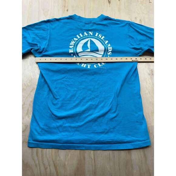 Vintage Maui Bay Yacht Club Maui Made In Hawaii Shirt L Single Stitch 80’s - Picture 8 of 8